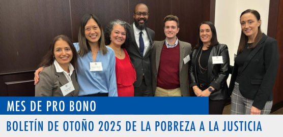 Boletín de otoño 2025 de la Pobreza a la Justicia imágenes